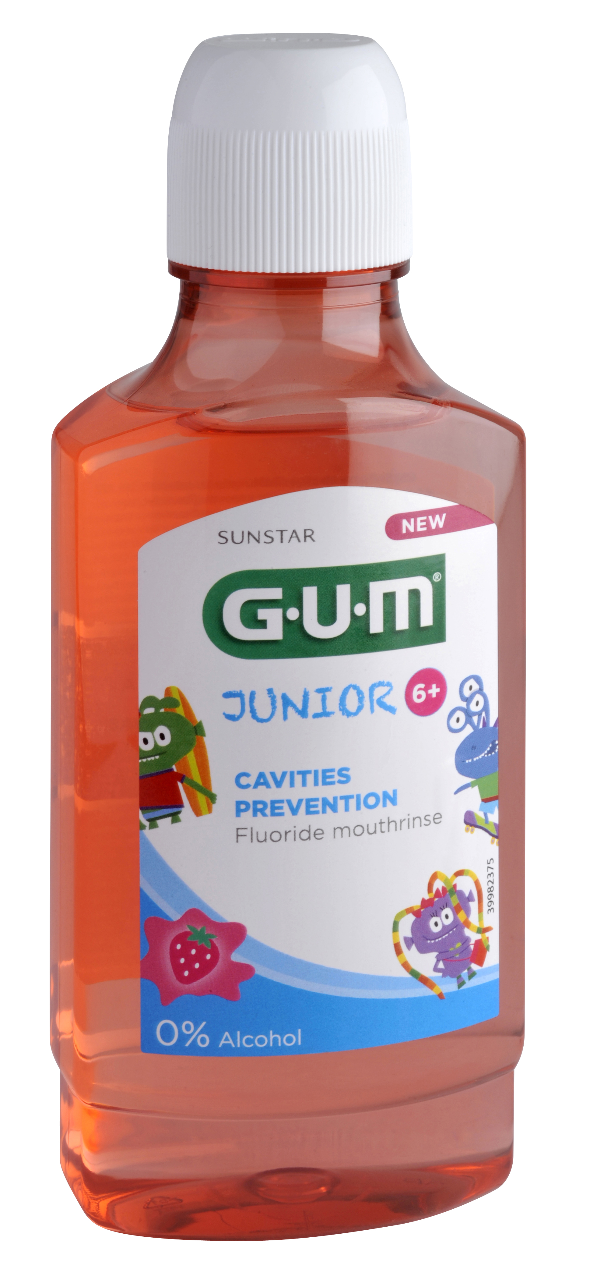 3022 G·U·M Junior Mouthrinse :น้ำยาบ้วนปาก สำหรับเด็กอายุมากกว่า 6 ปี