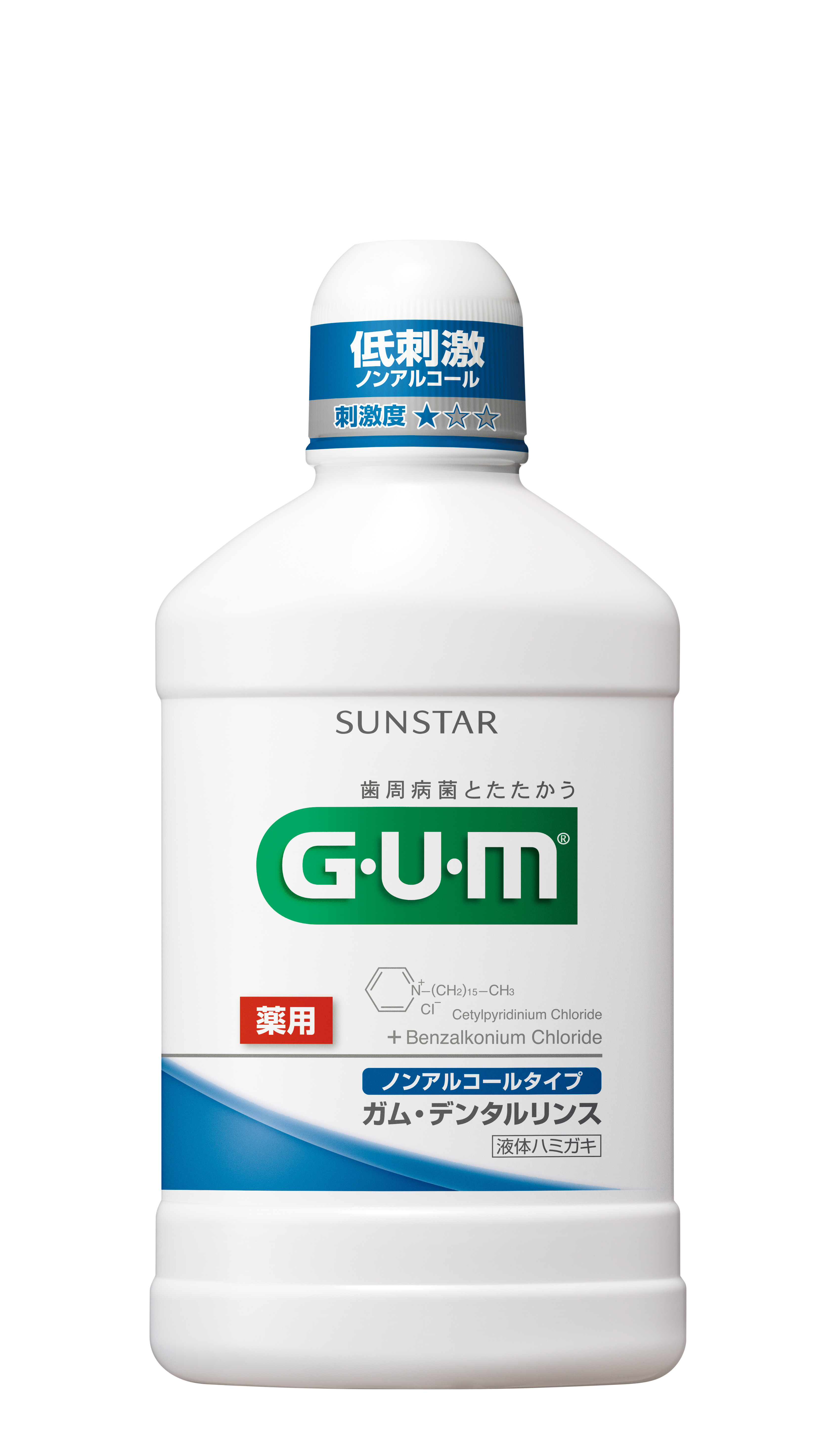GUM Dental Rinse wn (ไม่มีส่วนผสมของแอลกอฮอล): น้ำยาบ้วนปาก
