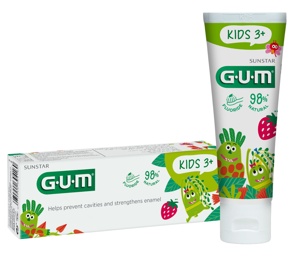3000 G·U·M Kids Toothpaste : ยาสีฟันสำหรับเด็กอายุต่ำกว่า 6 ปี